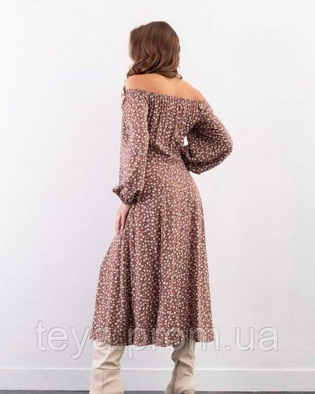 Платье для женщин цвет коричневый размер L FI_009008 | Зображення 2