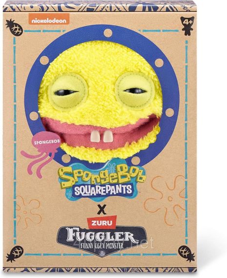 М'яка іграшка Фуглер Губка Боб Квадратні Штани 23 см Fuggler SpongeBob Squarepants by Zuru | Зображення 1