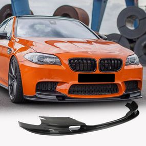 Накладка на передній бампер Lip V2 (для F10 M5, Карбон) для BMW 5 серія F-10/11/07 2010-2016 рр