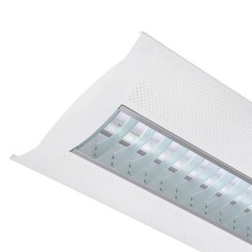 Люминесцентный светильник подвесной FLF-72/3x28 White Br/L