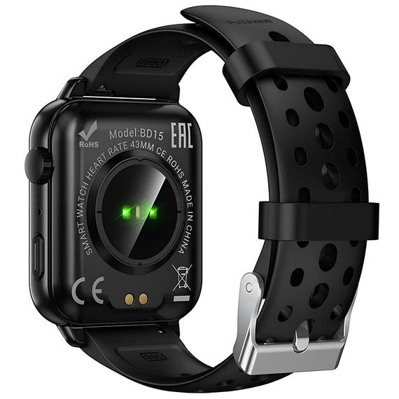 Смарт-годинник Borofone BD15 Smart sports watch (call version) Black | Зображення 2