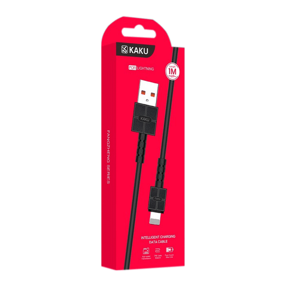 USB кабель Kaku KSC-293 USB - Lightning 1m - Black | Зображення 4
