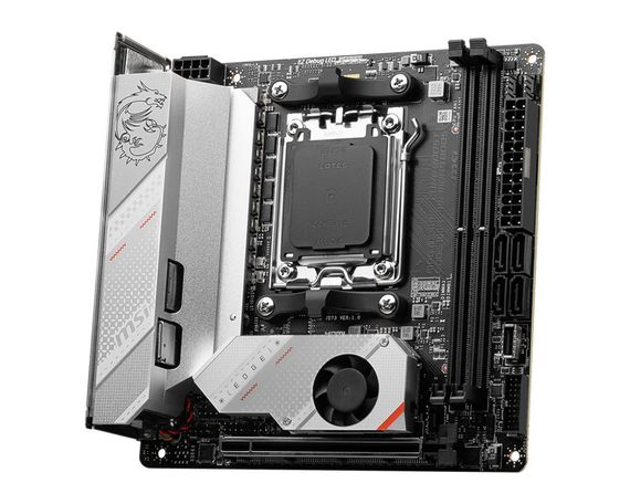 Материнcька плата MSI MPG B650I EDGE WIFI sAM5 B650 2xDDR5 M.2 HDMI WiFi BT mITX 911-7D73-008 | Зображення 2