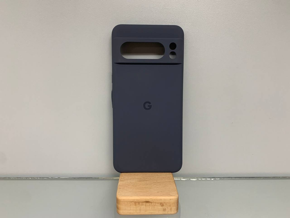 Google Pixel 8 Pro Протиударний чохол з логотипом софт тач Сірий | Зображення 1