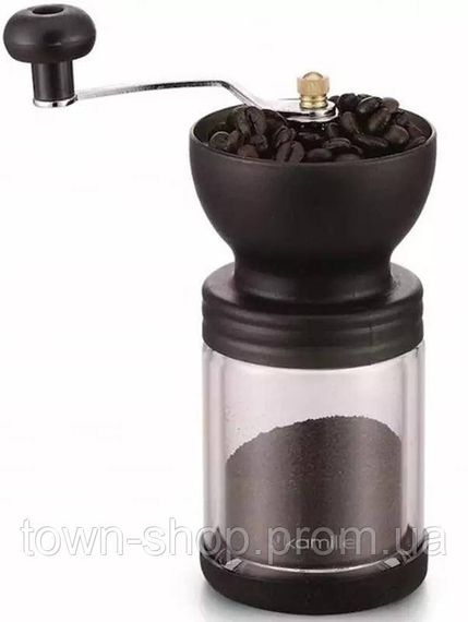 Кофемолка Kamille механическая Ø8.5х16см (ручная мельница для кофе) KM-7056