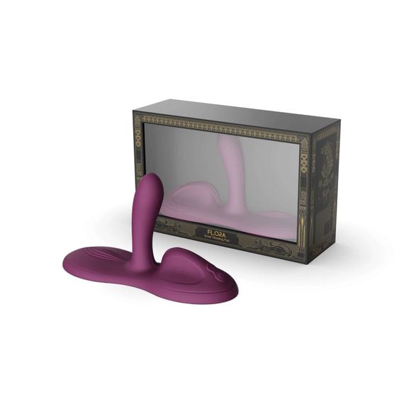 Sit-on-top смарт-вібратор Zalo – Flora Smart Vibrating Pad Velvet Purple, 9 моторів | Зображення 4
