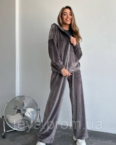 Спортивний костюм для жінок колір коричневий розмір L FI_008519