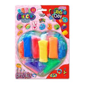 Креативна творчість із пластиліну "Air Clay+Bubble Clay" ARBB-03-01 блістер 15 брикетів