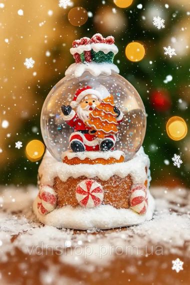 Новорічний світильник-декор LED "Шар на санях" HC-Q067