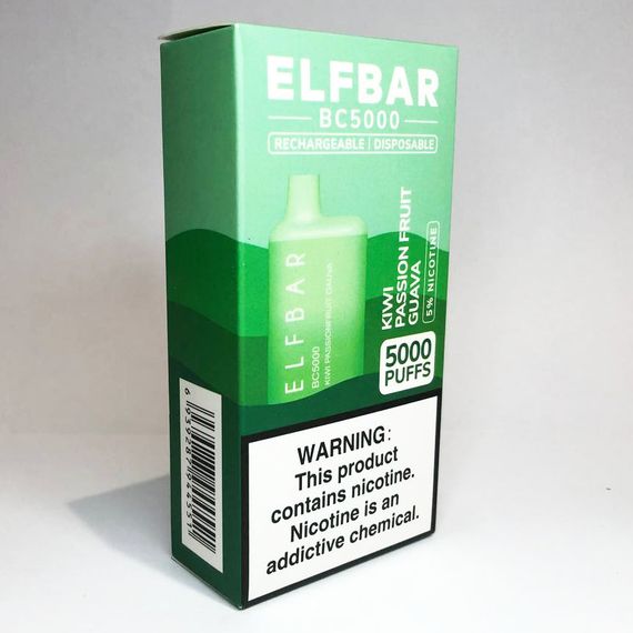 Elf Bar BC5000 смак Ківі Маракуйя Гуава (Kiwi Passion Fruit Guava) | Зображення 4