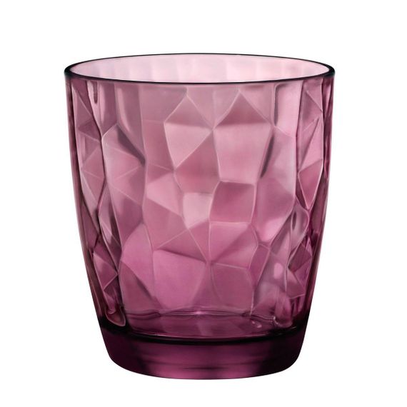 Склянка низька Bormioli Rocco Diamond Rock Purple 302258-Q-02021990 390 мл рожевий
