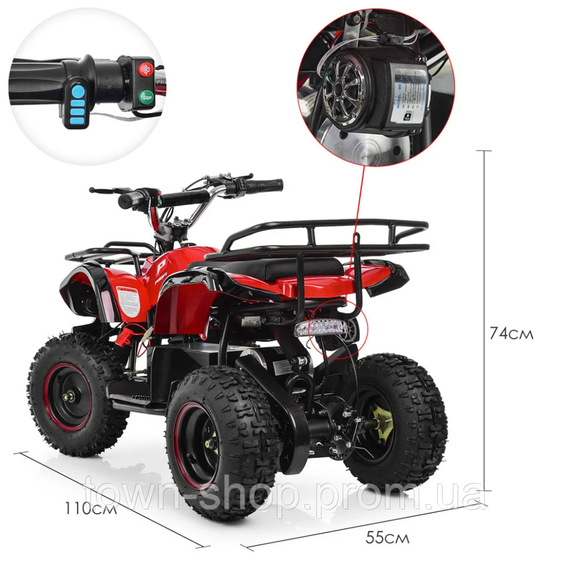 Детский электромобиль Квадроцикл Bambi HB-EATV800N-3 V3 до 65 кг | Зображення 3