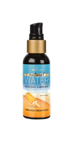 Змазка на водній основі Sensuva Natural WaterBased Orange Creamsicle 57 мл без гліцерину і парабенів