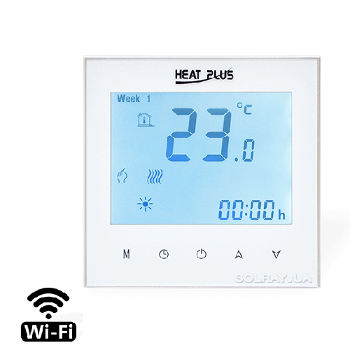 Терморегулятор Heat Plus Iteo4 Wi-Fi Белый (Iteo4WF)