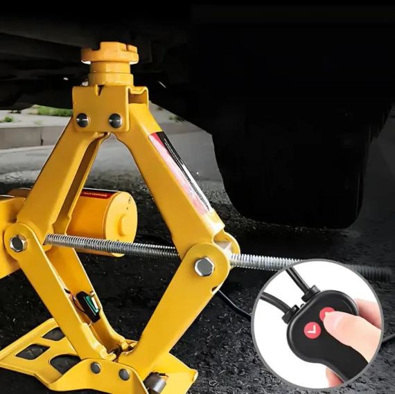 Електричний автомобільний домкрат ZS3SJ із живленням 12V від прикурювача, підйом до 2 тонн | Зображення 3