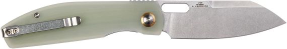 Ніж CJRB Ekko Natural green | Зображення 1