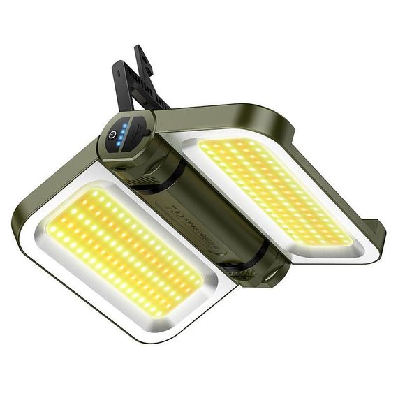 Кемпинговый фонарь Hoco DL22 solar-powered (5000 mAh) Green | Зображення 1