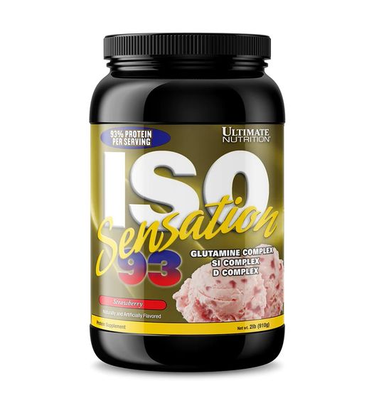 Протеин Ultimate Nutrition Iso Sensation 93 910 g /28 servings/ Strawberry