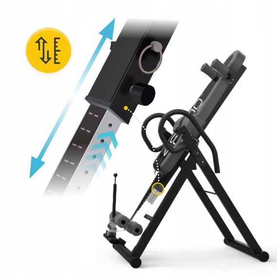 Стіл інверсійний 4FIZJO регульований 4FJ0655 Black/Grey (P-5905973401951) | Зображення 5