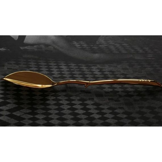 Скребок-ложка для воску низькотемпературної свічки UPKO золотий sexstyle | Зображення 1