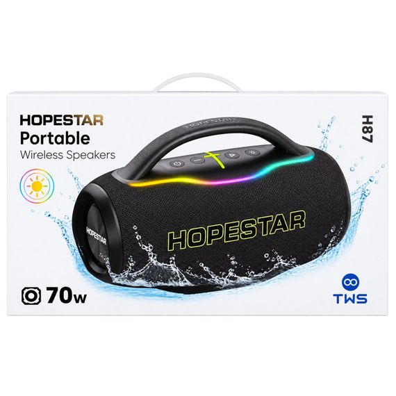 Bluetooth колонка Hopestar H87 70W Black | Зображення 1