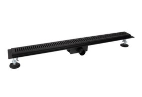 Лінійний трап Qtap Taurus FA800MBLA із нержавіючої сталі, з сухим затвором QTTAUFA800MB