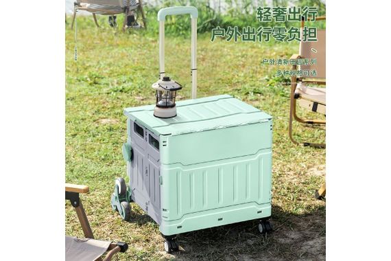 Тележка с ручкой,складная корзина, 8 колёс YN8823 | Зображення 6
