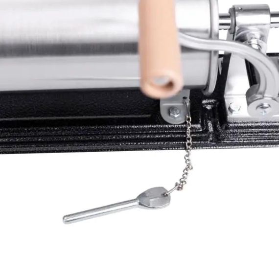 Шприц для ковбаси ручний 2 л горизонтальний ковбасний шприц для фаршу 4 насадки 16788-3 | Зображення 6