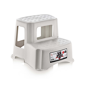 Підставка для ніг для ванної кімнати 2 сходинки сірий ELIF