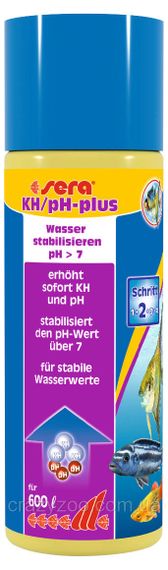 Засіб для збільшення карбонатної жорсткості Sera KH/pH-plus на 600 л 100 мл 03810