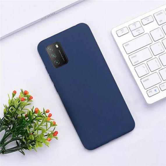 Чохол Candy Silicone для Poco M3 колір Синій | Зображення 1