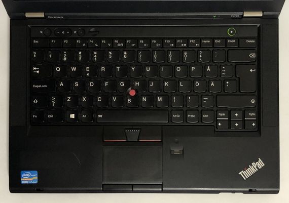 Ноутбук Lenovo ThinkPad T430 / 14" (1600x900) TN / Intel Core i7-3520M (2 (4) ядра по 2.9 - 3.6 GHz) / 8 GB DDR3 / 500 GB HDD / nVidia NVS 5400M, 2 GB GDDR3, 128-bit / WebCam / Win 10 Pro б/в | Зображення 7