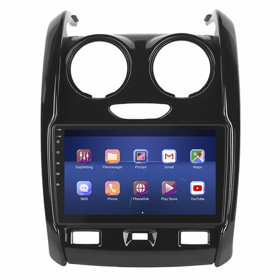 Штатная магнитола Lesko для Dacia Duster II 2017-2021 экран 9" 6/128Gb 4G Wi-Fi GPS Top | Зображення 1