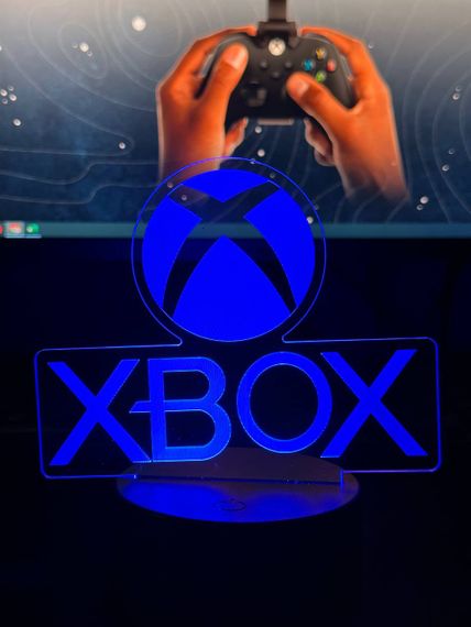 Світильник настільний RGB 3D + пульт (Xbox) Lux | Зображення 6