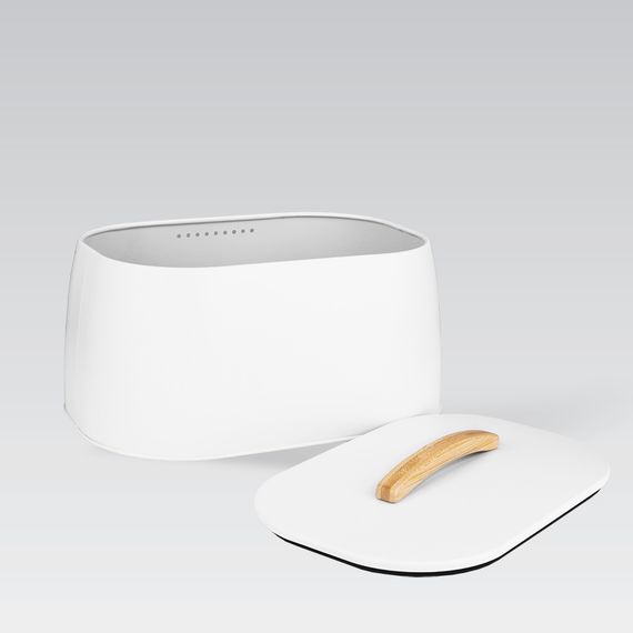 Хлебница Maestro МR-1675 White 16.5х24х33.5 см белая | Зображення 2