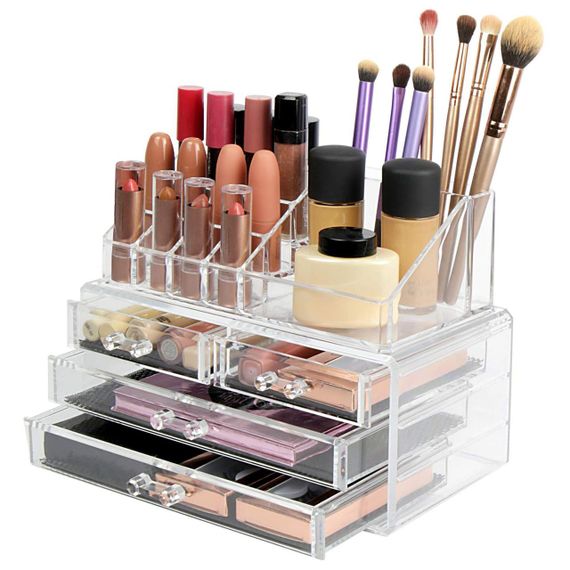 Органайзер для косметики (24x19x15), Cosmetic Storage Box / Настільний акриловий органайзер