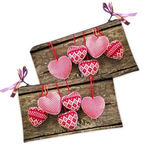 Косметичка жіноча Сердечки 20х12 см (K_15L038)