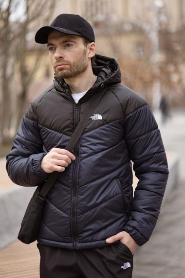 Комплект чоловічий: куртка Active TNF чорно-синя + штани TNF чорні. Барсетка TNF у подарунок! (1855065013) | Зображення 3