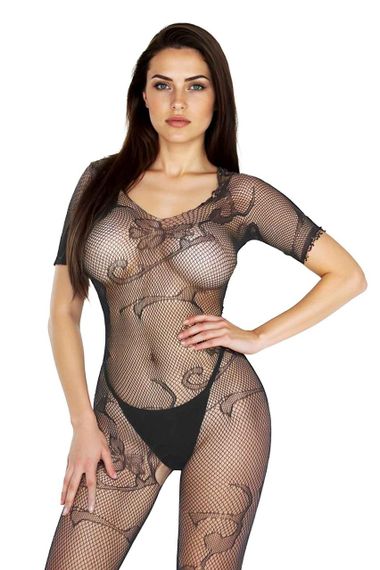 Бодістокінг - Bodystocking 2069, black - One Size sexstyle | Зображення 1