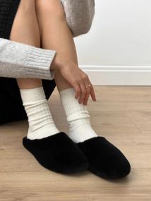 Хатні тапочки мюлі 590875 Чорні 36 37 38 39 40