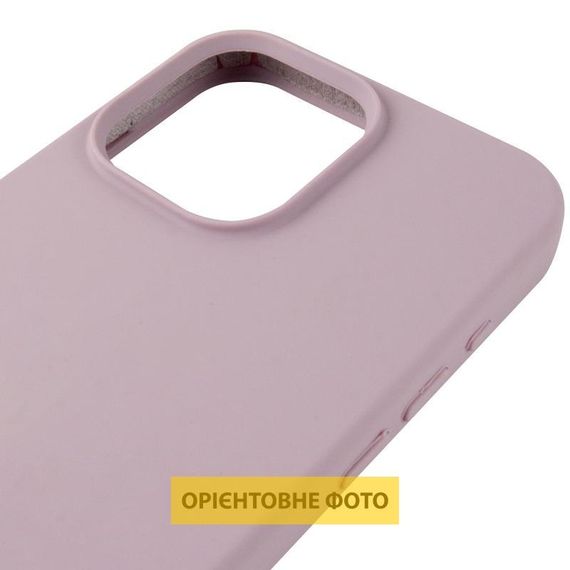 Чохол Silicone Case (AA) Logo with MagSafe для Apple iPhone 16 (6.1") Сірий / Lavender | Зображення 3