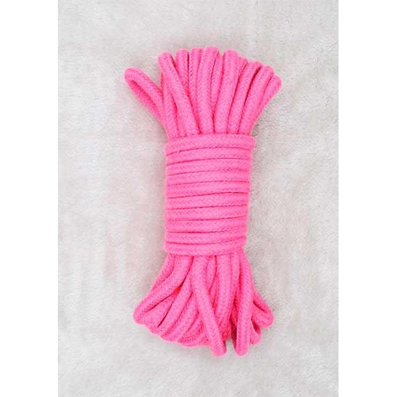 БДСМ мотузка для зв'язування 10м. - Рожевий - Садо-мазо