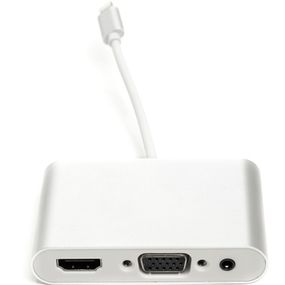 Перехідник Lightning (M) to HDMI, VGA, 3.5mм (F) PowerPlant (CA911929) (CA911929)