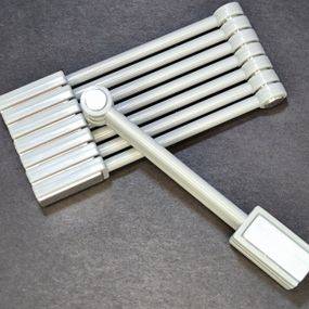 Сірий двосторонній магніт для гель-лаку котяче око