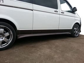 Бокові пороги V1 (під фарбування) Коротка база для Volkswagen T5 Multivan 2003-2010рр