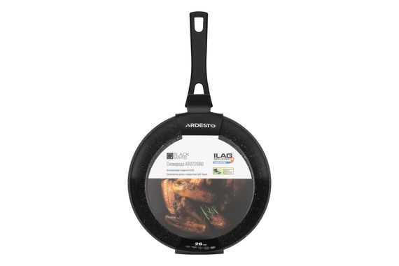 Сковорода Ardesto Black Mars Orion 26 см, черный, алюминий (AR0726BO) | Зображення 1