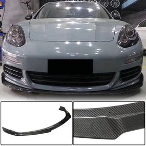 Накладка на передній бампер Lip (для Base 2013-2016, Карбон) для Porsche Panamera рр