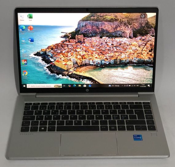Игровой ультрабук Б-класс HP ProBook 440 G8 / 14" (1920x1080) IPS / Intel Core i5-1135G7 (4 (8) ядра по 2.4 - 4.2 GHz) / 8 GB DDR4 / 256 GB SSD / nVidia GeForce MX450, 2 GB GDDR5, 64-bit / WebCam / Win 11 Pro б/у | Зображення 1