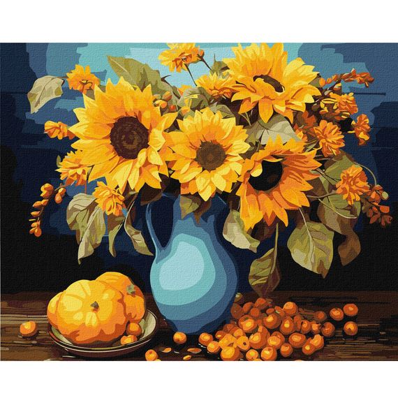 Картина по номерам "Подсолнечная гармония" KHO3264 40х50см