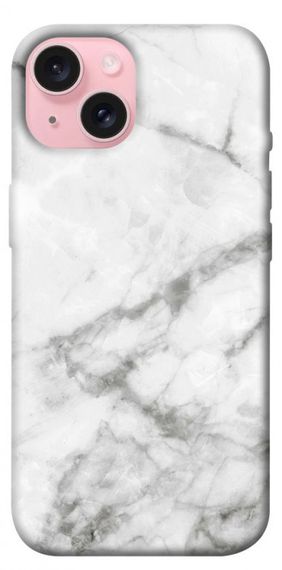 Чохол з картинкою Білий мармур 3 для Apple iPhone 15 (6.1")